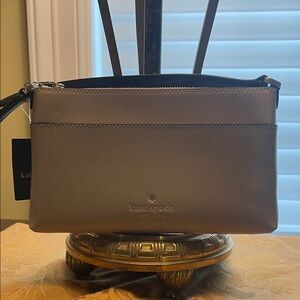 Kate Spade Beige Leather Crissbody
